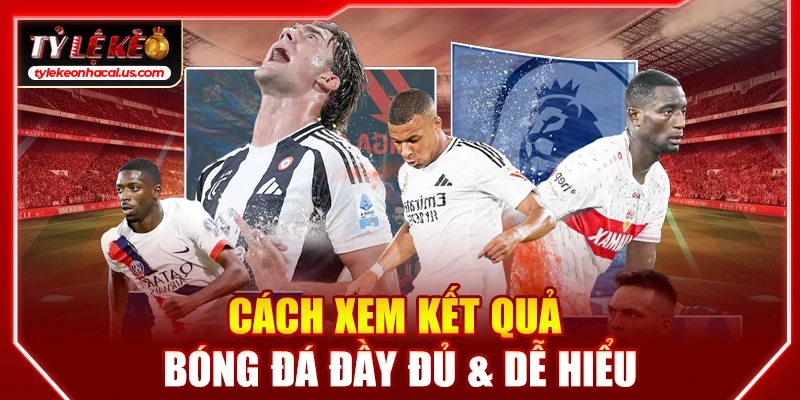 Cách xem kết quả bóng đá đầy đủ & dễ hiểu
